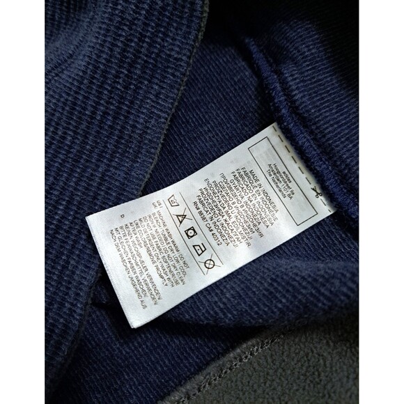 Adidas Zip Pullover Men's Medium AdiPure Golf Sweatshirt Performance Navy Blue - Picture 4 of 10